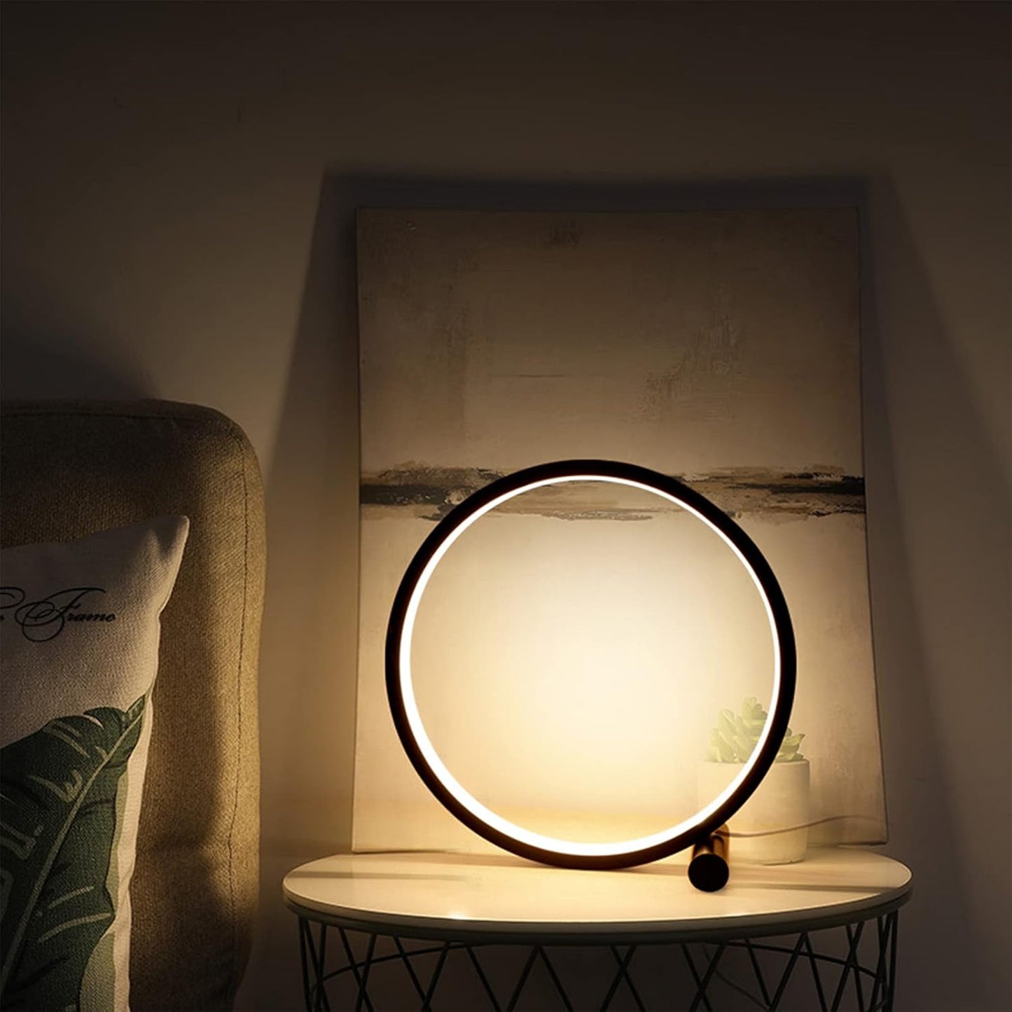 Lampe de Table LED Ronde 25CM