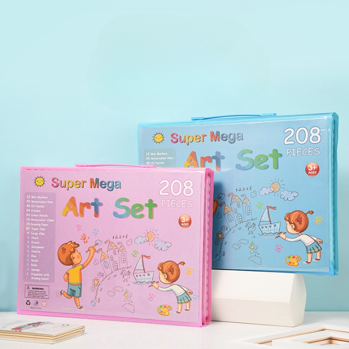 La Mallette Magique à 3 Volets – 208 Outils d’Art