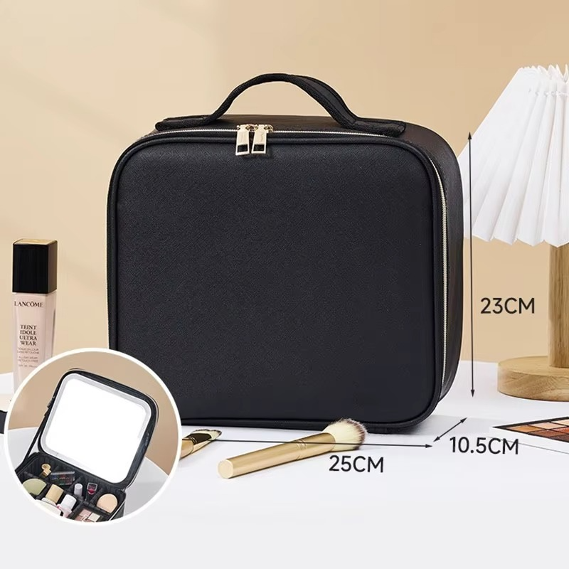Trousse de Maquillage avec Miroir LED