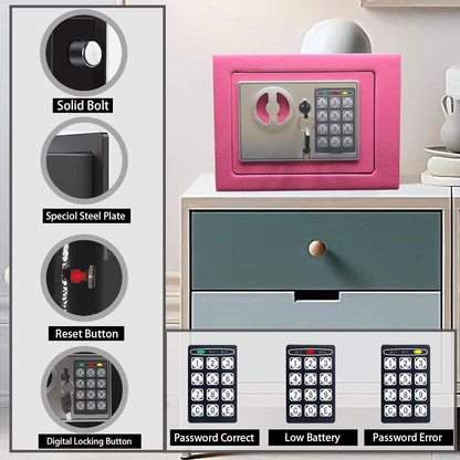 🔐 خزنة إلكترونية صغيرة للاستعمال المنزلي