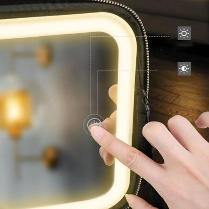 Trousse de Maquillage avec Miroir LED